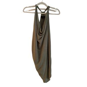 Urban Zen Linen Jersey Drape Tank Top